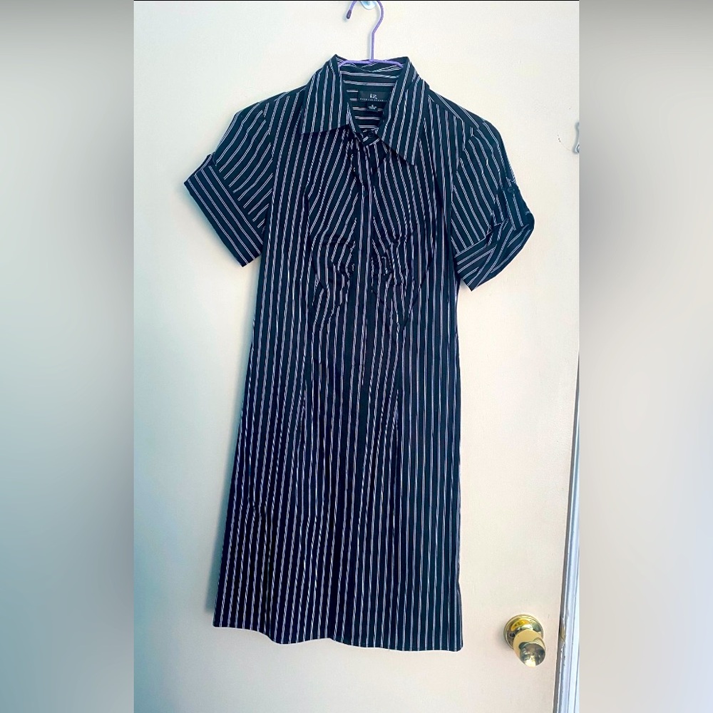 Pin-stipe dress